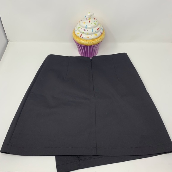DO+BE Black Button Skirt - Picture 2 of 4